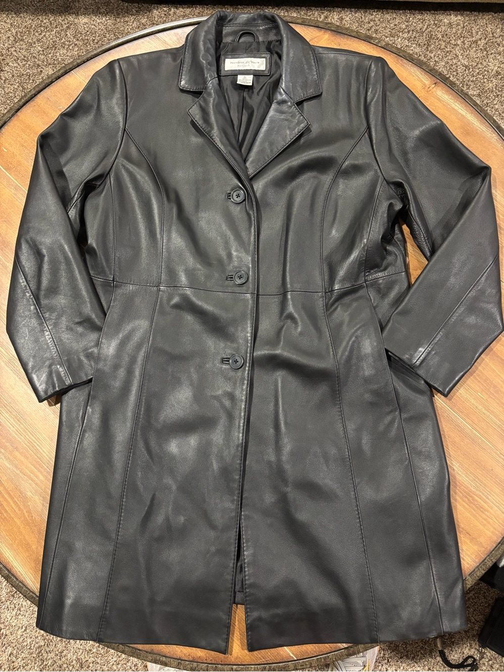 Preston & York 100% Genuine Lamb Skin Leather Jacket Women’s Petite Large